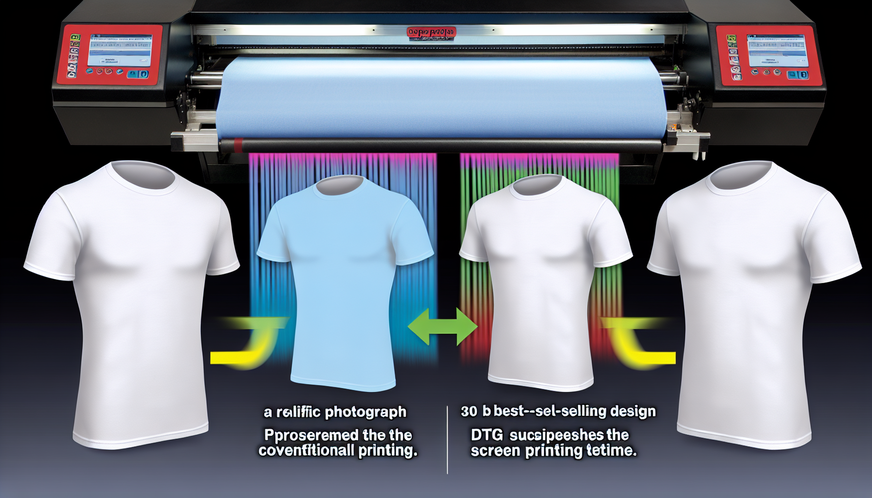 Za 60 vteřin z prázdného trička bestseller: objevte sílu DTG tisku, který poráží sítotisk