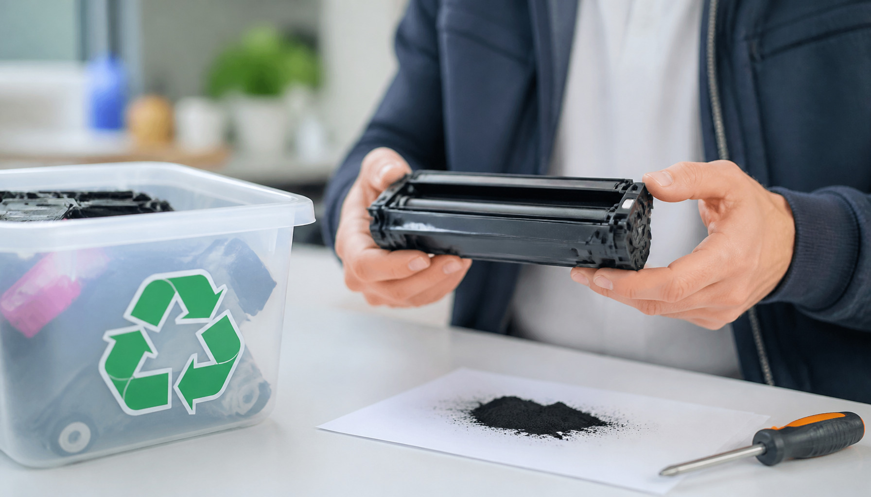 Kam s prázdnou cartridge? Jednoduchý návod na recyklaci i opětovné plnění