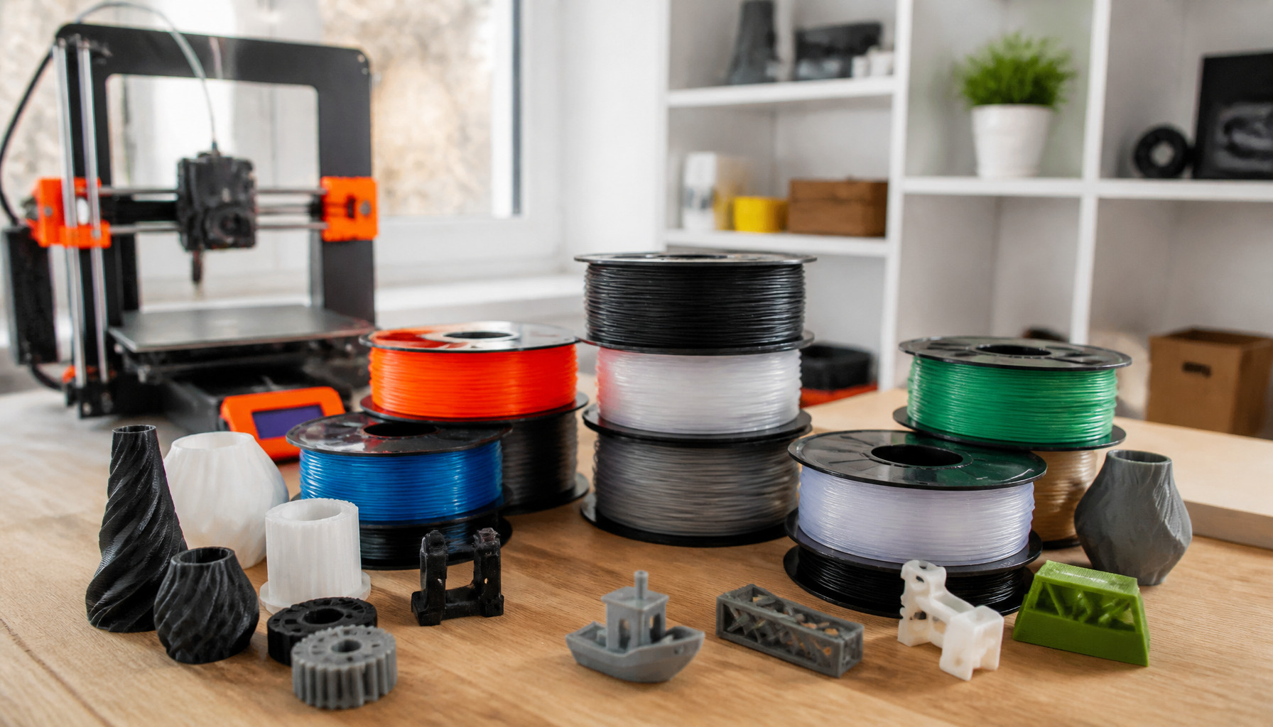 Jak vybrat filament do 3D tiskárny: PLA, PETG a další materiály bez zbytečných chyb