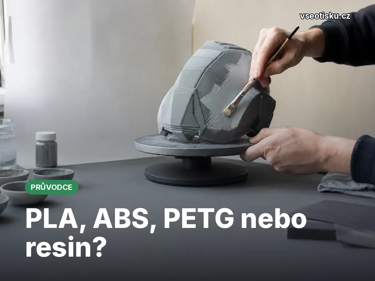 Barvy na 3D tisk: postup podle materiálu