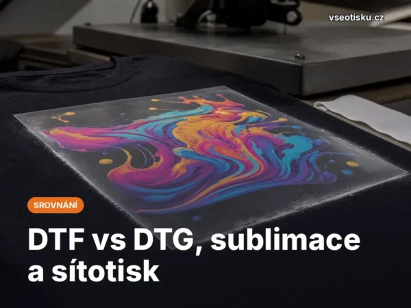 DTF tisk: jak funguje, cena a srovnání technologií