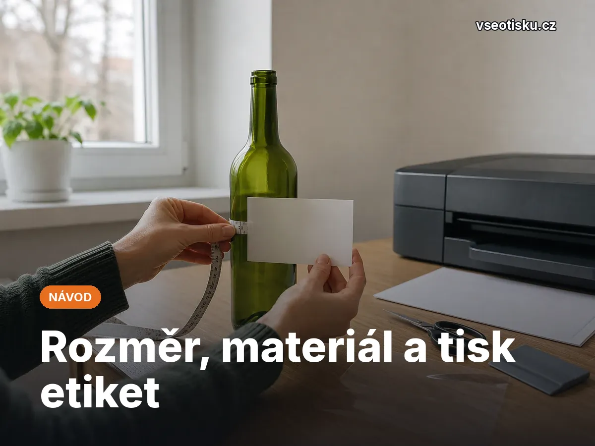 Etikety na lahve: návrh, tisk a správné lepení