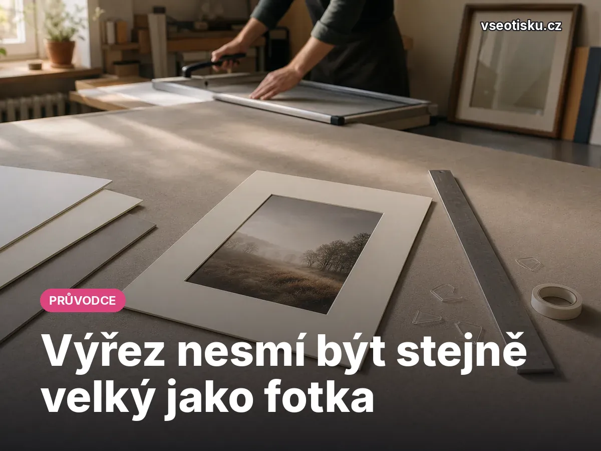 Pasparta: jak změřit výřez a vybrat karton