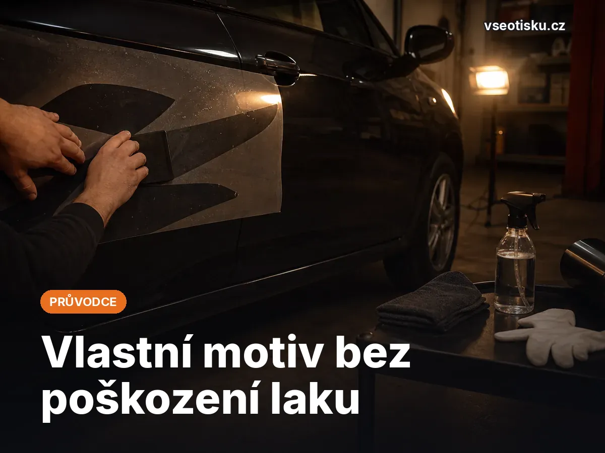 Samolepky na auto: řezané vs. tištěné a lepení